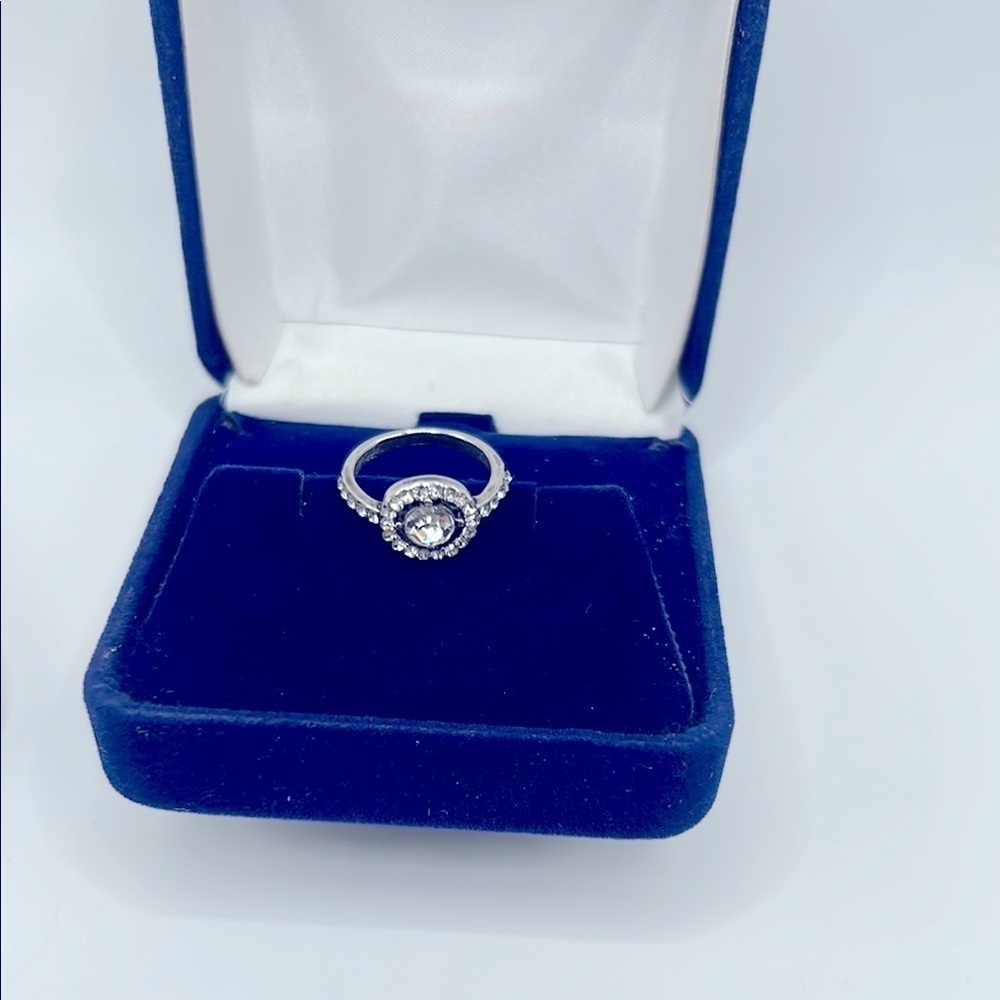 Elegant Crystal Ring Size 4.5​​​​​ - Picture 4 of 14